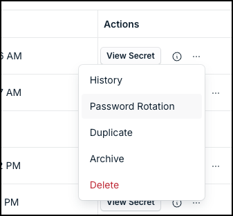 Install Password Rotation window with script download and Generate key