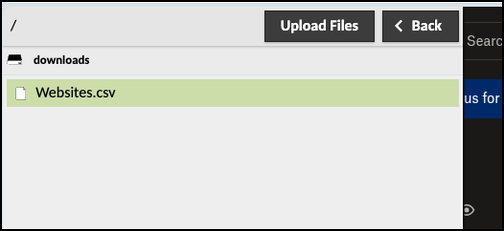 Download started message in a Web Shield session